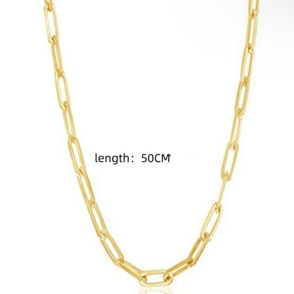 Link Chain Necklace Golden - Picture 4 of 7